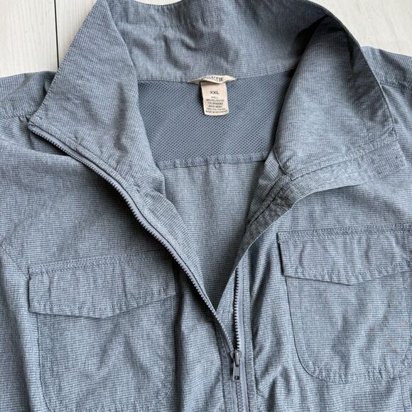 Duluth Trading Co. Women's XXL Sol Survivor Sun Protection Tunic Vest Dusty Blue - Picture 7 of 14